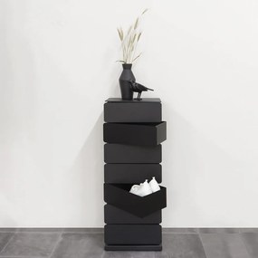 Черен метален скрин 37x98,5 cm Joey - Spinder Design