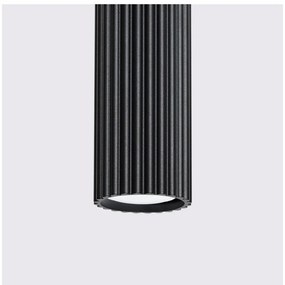 Черно висящо осветително тяло Gleam – Sollux