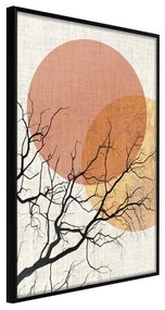 Плакат в рамка , 30 x 45 cm Gloomy Tree - Artgeist