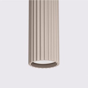 Кафяво-сиво метално висящо осветително тяло Gleam – Sollux