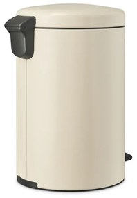 Кош за боклук с педал Brabantia NewIcon 1005535, 20 л, Плавно затваряне, Противоплъзгаща основа, Бежов
