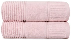Комплект от 2 розови памучни кърпи , 50 x 90 cm Daniela - Foutastic