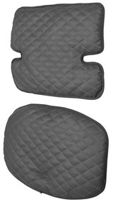 Сива постелка за стол за хранене Luxe - Roba