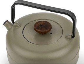 Чугунен чайник с цедка в цвят каки 750 ml Henan – Bredemeijer