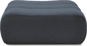 Тъмносиня табуретка от прежда с примки от букле Azra – Bobochic Paris