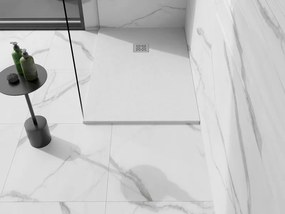 Mexen Stone+ правоъгълно композитно душово корито 90 x 80 см, бял - 44108090