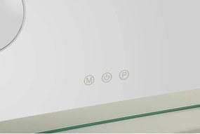 Стенно огледало със светлина и рафт 55x43 cm Hollywood – Mauro Ferretti