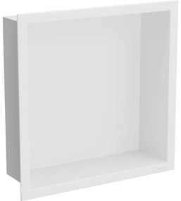 Mexen X-Wall-R стенна рафт с яка 30 x 30 см, бяла - 1920303010