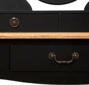 Тоалетка с огледало atmosphera Chrysa, MDF - Бял