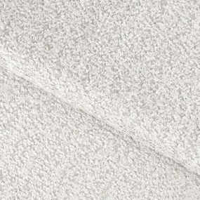 Кремав сгъваем/с място за съхранение диван от прежда с примки от букле десен ъгъл 223 cm Fabillo – ELTAP