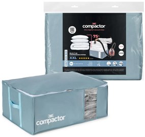 Вакуумна пластмасова кутия за съхранение на дрехи 65x45x27 cm Blue Edition – Compactor
