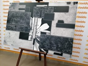 Картина на платно – Абстракция в черно-бяло