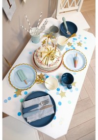 Зелен/син детски прибори за хранене от силикон 3 бр. Ocean Mix – Cam Cam Copenhagen