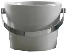 Мивка Bucket Scarabeo white Φ30