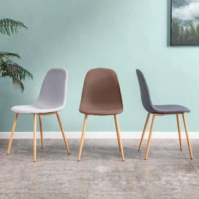 Кухненски стол Minka-Бежово (4) парчета