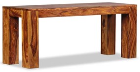 244352 vidaXL Пейка, акациева дървесина масив, 110х35х45 см