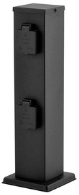 Екстериорен стълб с контакти 4Z SCHUKO 230V антрацит IP44
