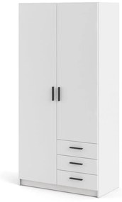 Бял гардероб 99x200 cm Sprint - Tvilum