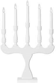 Markslöjd 706278 - Коледен свещник SVANEHOLM 5xE10/3W/230V бор/бял