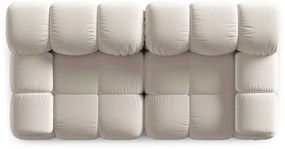 Бежов кадифен модулен диван 188 cm Bellis – Micadoni