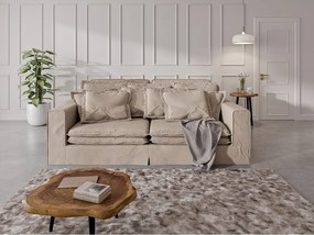 Светлокафяв диван 236 cm Nora – Ropez