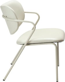 Кремав фотьойл от изкуствена кожа Zed - DAN-FORM Denmark