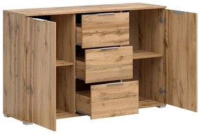 Скрин с две врати и три чекмеджета ZELE KOM2D3S