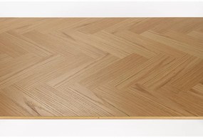 Трапезна маса в дъбов декор 90x180 cm Fabio – White Label