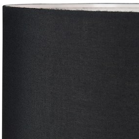 Интелигентна подова лампа черна с черен абажур с Wi-Fi A60 - Ilse