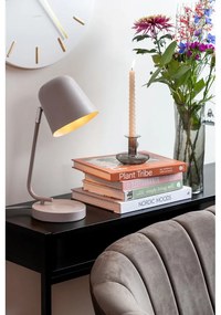 Сива настолна лампа (височина 38,5 cm) Encantar – Leitmotiv