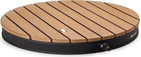 Blumfeldt Sumatra Breeze Round градински душ WPC алуминий 70x55 см кръгъл