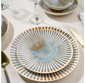 Комплект за хранене от 24 части, пъстър/порцелан