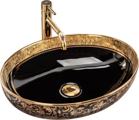 Умивалка за плот Rea Margot Gold/Black