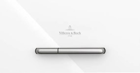 Бутон за структура за вграждане Viconnect - 300G, гланцово бяло стъкло, 260x150x66mm