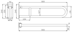Bar Ponte Giulio wall tilting Inox Mat