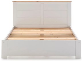 Бяло двойно легло 140x190 cm Akira - Marckeric