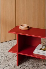 Червен метален стелаж 160x57x37 cm Hes – noo.ma