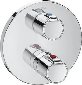 Вграден термостатичен смесител за вана-душ с превключвател-регулатор на струята