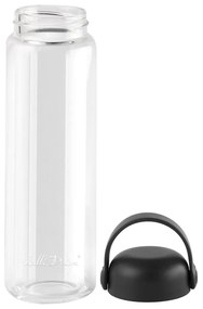 Черна стъклена бутилка 540 ml Fuori – Vialli Design