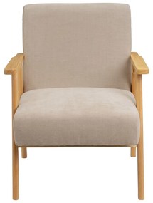 Бежово шенилово кресло Vintage – Casa Selección