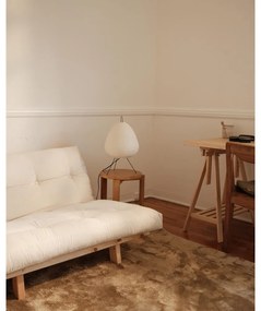 Диван от велур в черен и антрацитен цвят 200 cm Lean - Karup Design