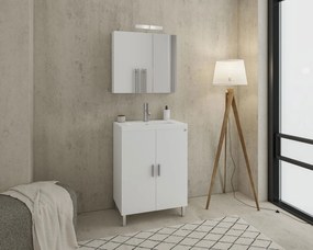 Комплект за баня Drop Roma 60-Бял