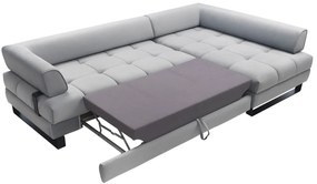 Ъглов диван Hanna-Left-Gray Light