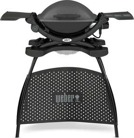 Електрическо барбекю Weber Q1400 Dark Grey w Stand, 2200 W, 43х32 см