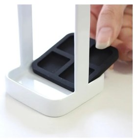 Бял държач за четки за зъби Slim Tower - YAMAZAKI