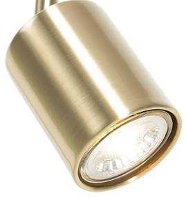 Модерна настолна лампа месинг регулируема - Java