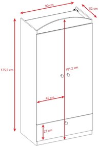 Гардероб Babydreams Cartoon-Mple-Elephant