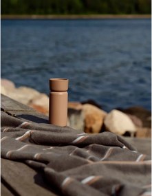 Кафява/бежова памучна хавлиена кърпа 70x140 cm Sauna – Zone