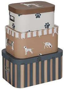 Комплект детски кутии за съхранение atmosphera Scott, 3 бр