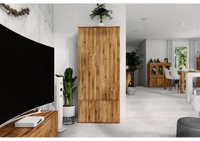 Дъбов гардероб 90x206 cm Vento 2 - The Beds